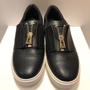 Aldo Loafers Women’s Shoes Leather Size 9 Black